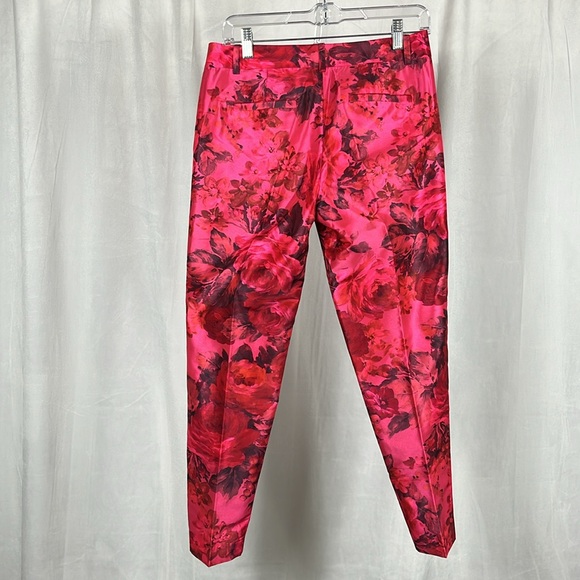 J. Crew Cafe Capri Pant in Floral Taffeta. - Picture 3 of 8